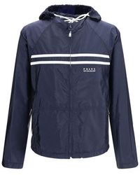 Prada - Blue Nylon Shell Jacket - Lyst