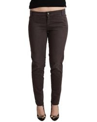 Ermanno Scervino - Chic Low Waist Skinny Pants - Lyst