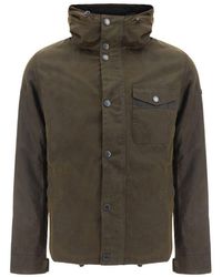 Barbour - Bicolor Cotton Shell Jacket - Lyst