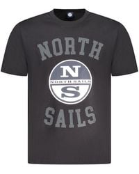 North Sails - Black Cotton Men T - Lyst