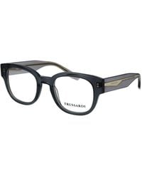 Trussardi - Gray Acetate Glasses (frames) - Lyst