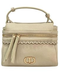 Twinset - Beige Pu Handbag - Lyst
