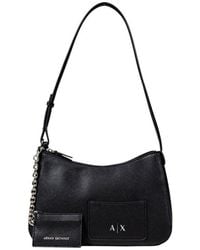 ARMANI EXCHANGE - Black Polyester Handbag - Lyst