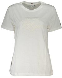 Tommy Hilfiger - White Cotton T - Lyst