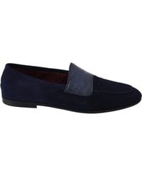 Dolce & Gabbana - Elegant Suede Leather Loafers - Lyst