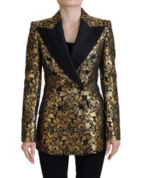 Dolce & Gabbana - Elegant And Floral Jacket - Lyst