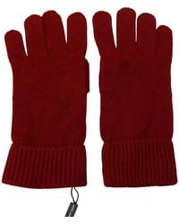 Dolce & Gabbana - Cashmere Knit Winter Gloves - Lyst