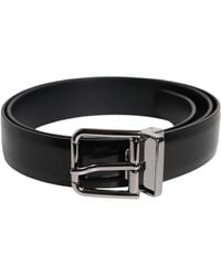 Dolce & Gabbana - Buckled Leather Belt - Lyst