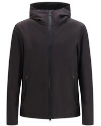 Woolrich - Black Polyester Shell Jacket - Lyst