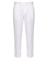 Malo - White Cotton Men Pant - Lyst
