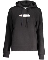 Calvin Klein - Black Cotton Sweater - Lyst