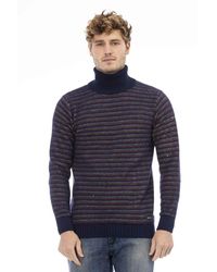 DISTRETTO12 - Blue Wool Sweater - Lyst