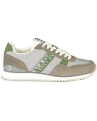 Napapijri - Gray Polyester Men's Sneaker - Lyst