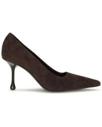 Jimmy Choo - Brown Leather High Heel Pumps - Lyst