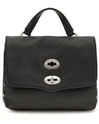 Zanellato - Black Calf Leather Bos Taurus Handbag - Lyst