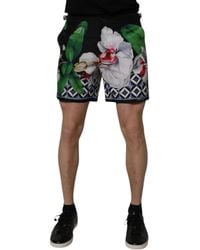 Dolce & Gabbana - Dg Logo Beachwear Shorts Swimwear - Lyst