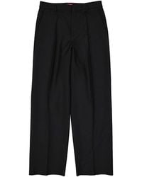 Valentino Garavani - Black Silk Flared Pants - Lyst
