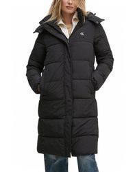 Calvin Klein - Black Polyester Jackets & Coat - Lyst