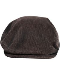 Dolce & Gabbana - Brown Cotton Newsboy Capello Cabbie Hat - Lyst