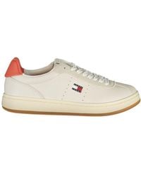 Tommy Hilfiger - Beige Polyurethane 's Sneaker - Lyst