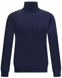 Valentino - Virgin Wool Turtleneck Sweater - Lyst