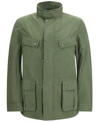 Barbour - Bicolor Cotton Coat - Lyst