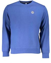 North Sails - Blue Cotton Men Sweatshirt - Lyst