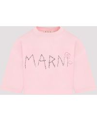 Marni - Pink Cotton Cropped Shirt - Lyst