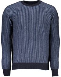 North Sails - Blue Wool Shirt - Lyst