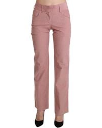 Ermanno Scervino - Chic Mid Waist Straight Trouser - Lyst