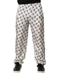 Dolce & Gabbana - Floral Silk Casual Lounge Pants - Lyst