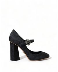 Dolce & Gabbana - Brocade Mary Janes Heels Pumps Shoes - Lyst