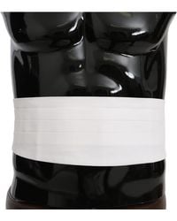 Dolce & Gabbana - Dolce & Gabbana Silk Cummerbund Belt - Lyst