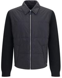 Prada - Black Wool Oves Aries Full - Lyst