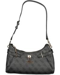 Guess - Nero Polyurethane Handbag - Lyst