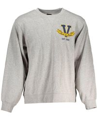 Vans - Gray Cotton Sweater - Lyst
