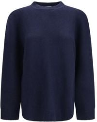 Prada - Blue Wool Oves Aries Sweatshirt - Lyst