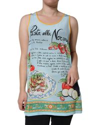 Dolce & Gabbana - Pasta Alla Norma Print Tank Top - Lyst