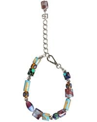 Dolce & Gabbana - Murano Glass Beads Brass Zamak Necklace - Lyst
