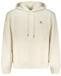 Calvin Klein - Cotton Hoodie Clothing - Lyst