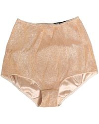 Dolce & Gabbana - Silk Blend High Waist Girdle Panty Underwear - Lyst
