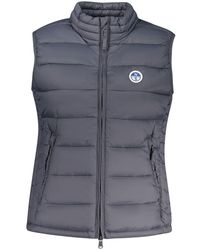 North Sails - Grigio Polyester Woman Jacket - Lyst