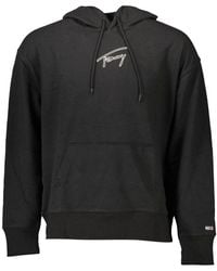 Tommy Hilfiger - Black Cotton Men Sweater - Lyst