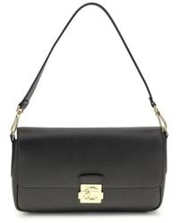 Coccinelle - Black Calf Leather Bos Taurus Shoulder Bag - Lyst
