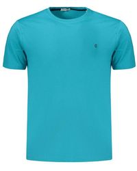 COVERI MOVING - Azzurro Cotton Men's T - Lyst