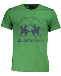 La Martina - Cotton T-Shirt - Lyst