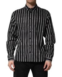 Dolce & Gabbana - Stripes Cotton Formal Dress Shirt - Lyst