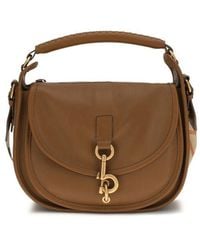 Burberry - Brown Calf Leather Bos Taurus Shoulder Bag - Lyst