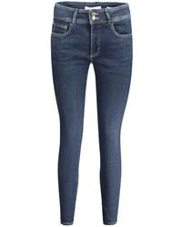 Guess - Blue Cotton Skinny Jean - Lyst