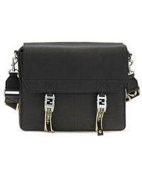 Fendi - Black Calf Leather Bos Taurus Shoulder Bag - Lyst
